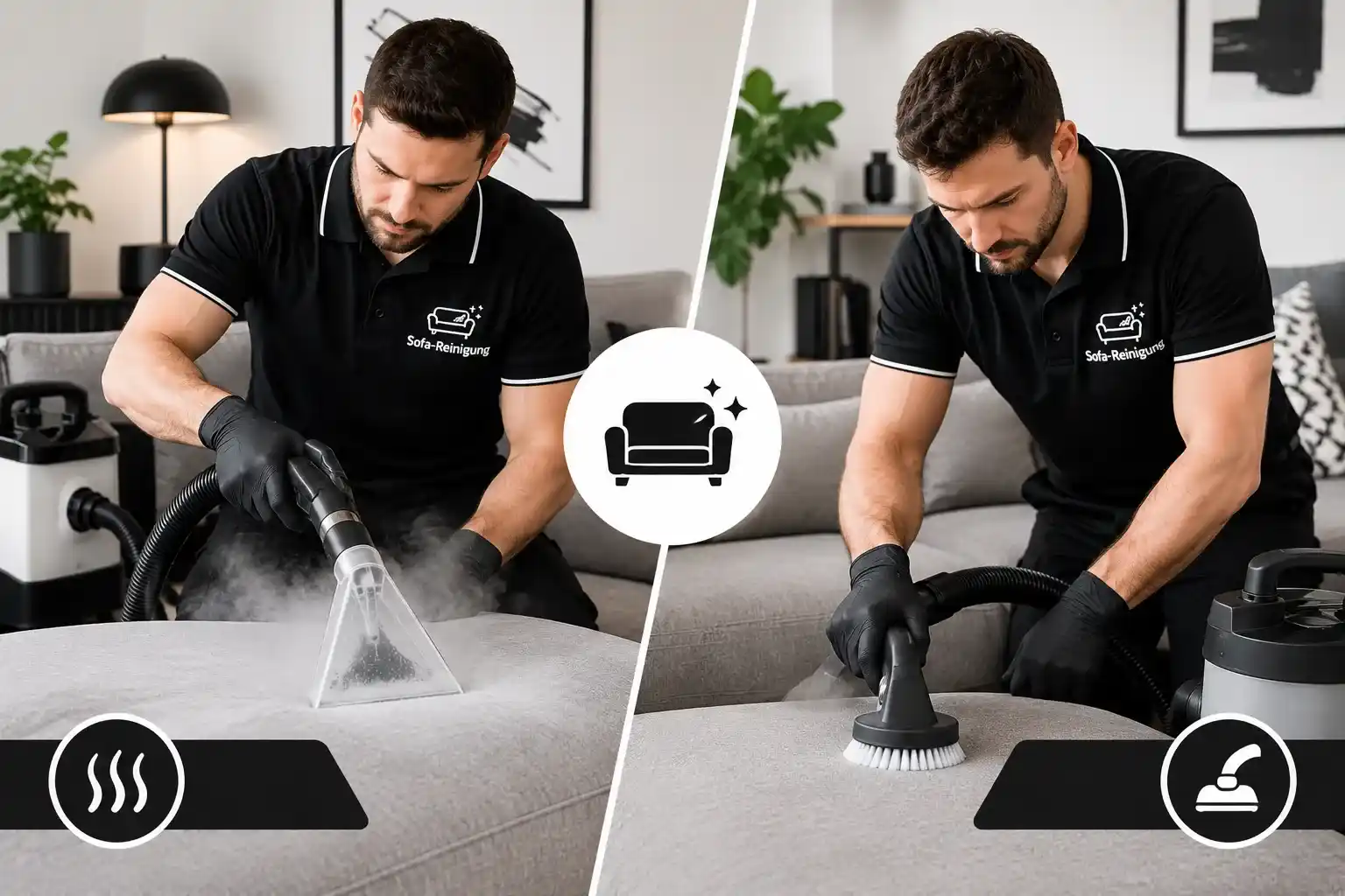 Dampfreinigung vs. Trockenreinigung